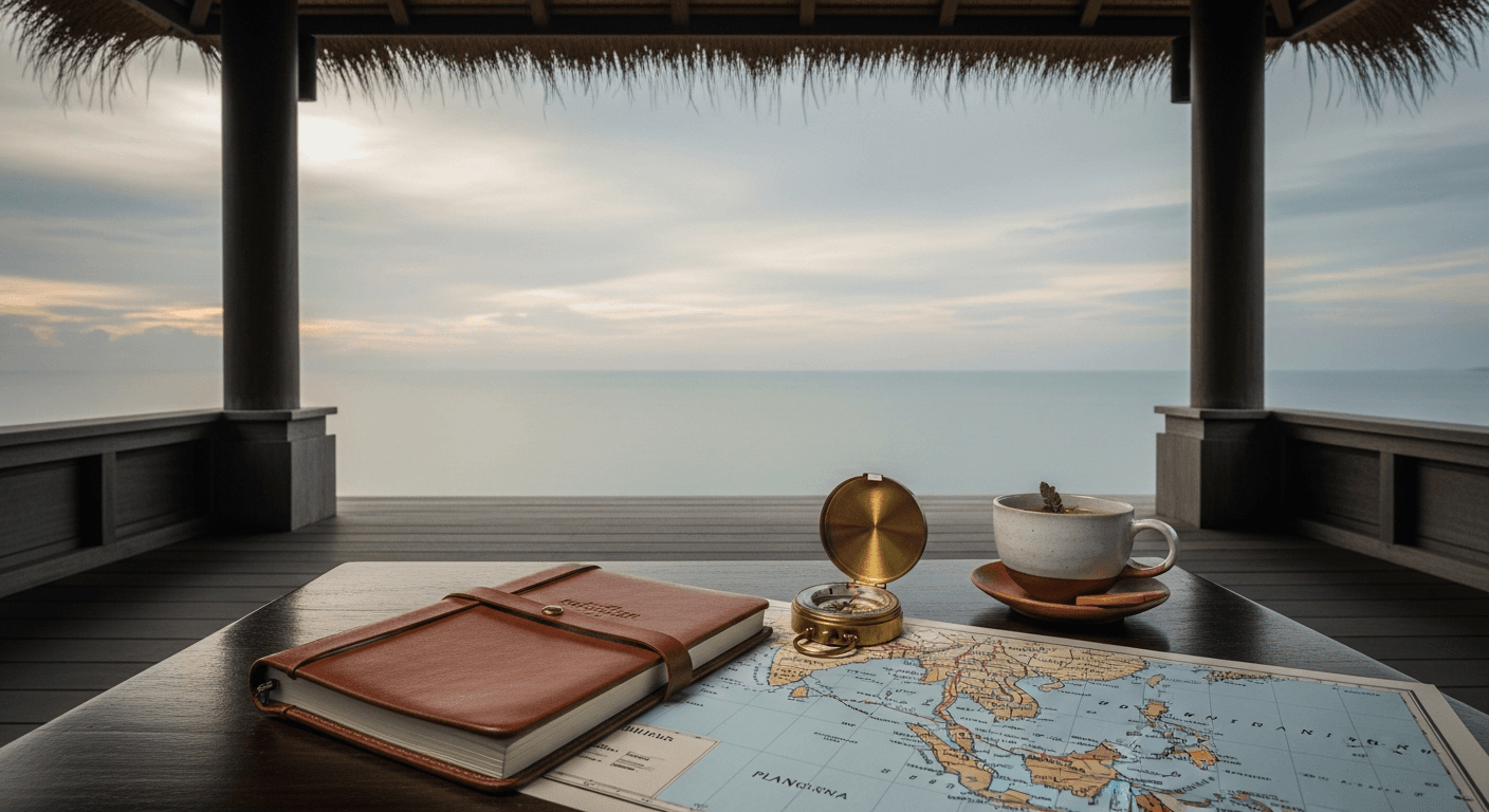 Samui airlift routes and flight planning for incentive groups