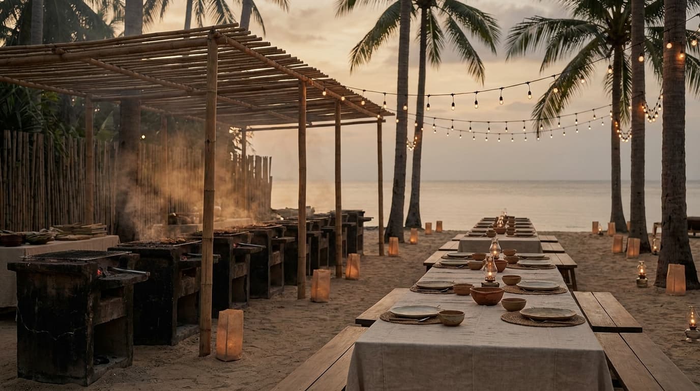 Running a beach BBQ for a corporate group